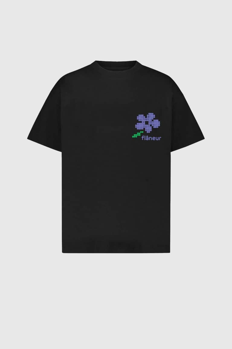 Flaneur Pixel Flower Black 1