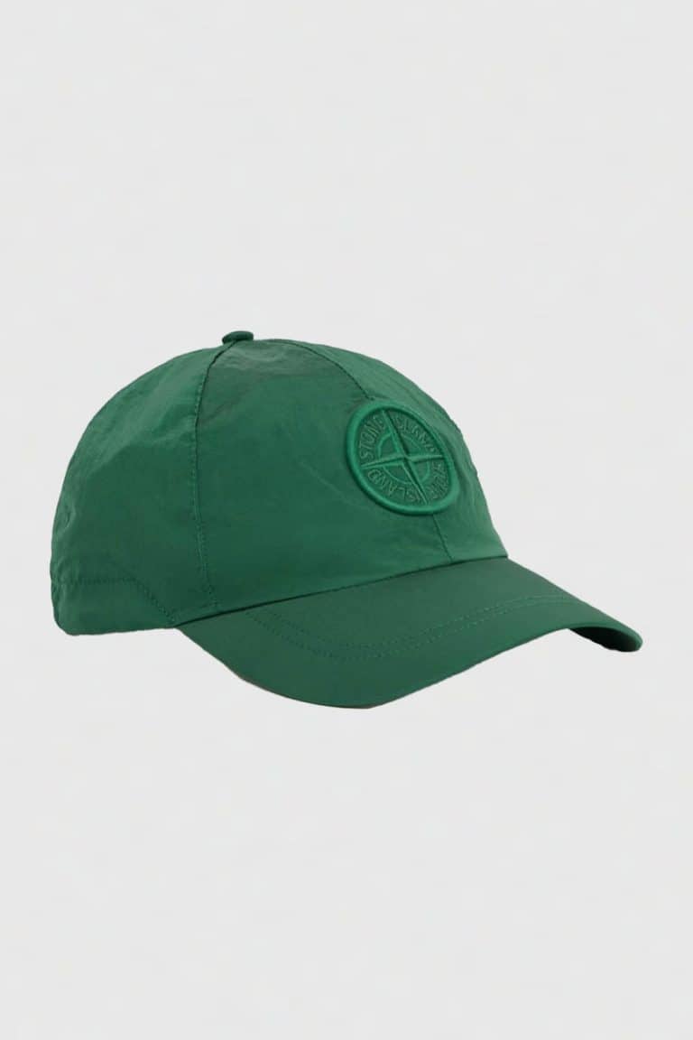 Stone Nylon Metal Cap Green 1