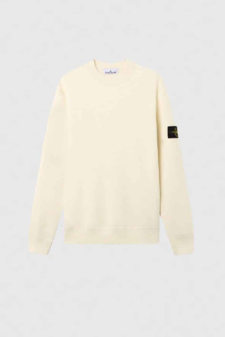 Stone Soft Organic White Cotton Knit 1